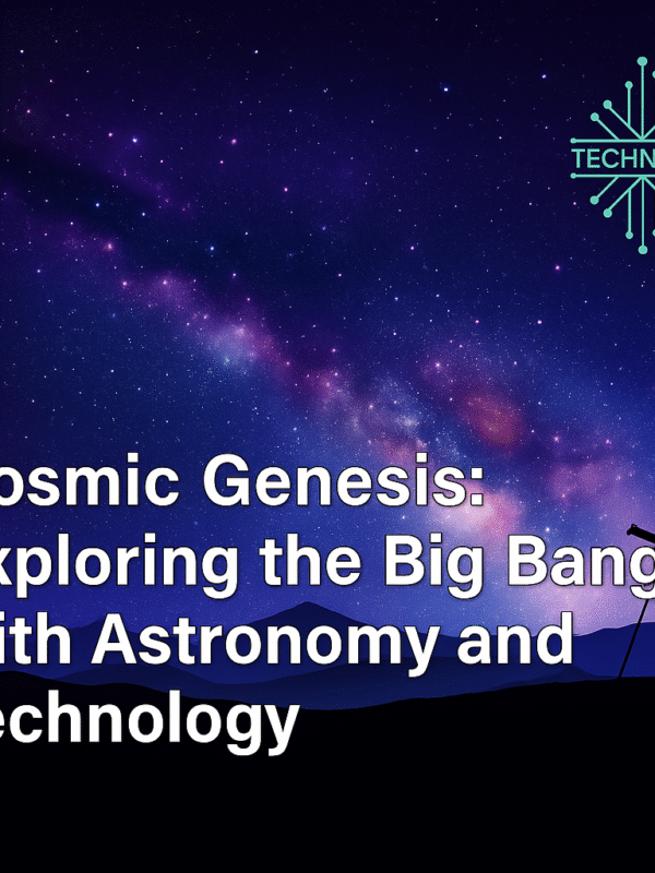 Cosmic Genesis: Exploring the Big Bang with Astronomy and Technology