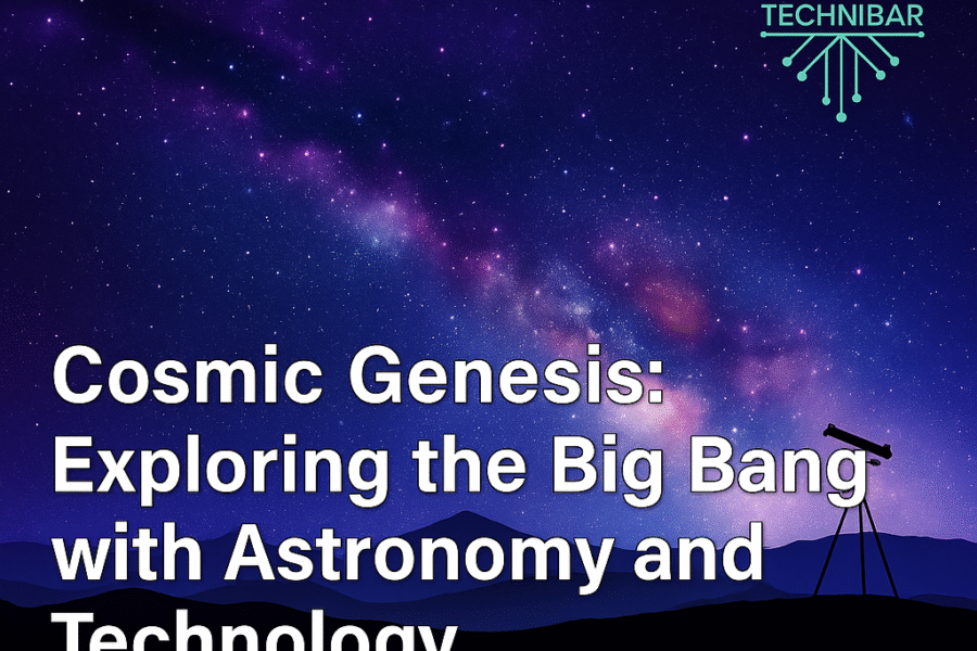 Cosmic Genesis: Exploring the Big Bang with Astronomy and Technology