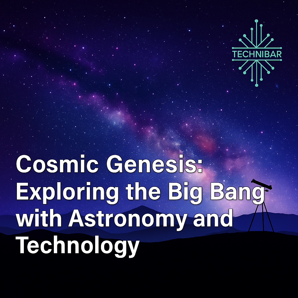 Cosmic Genesis: Exploring the Big Bang with Astronomy and Technology